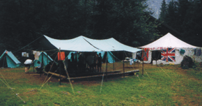 Dining Shelter on our Site, Click to Enlarge