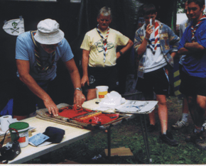 Screen Printing on Swiss National Day