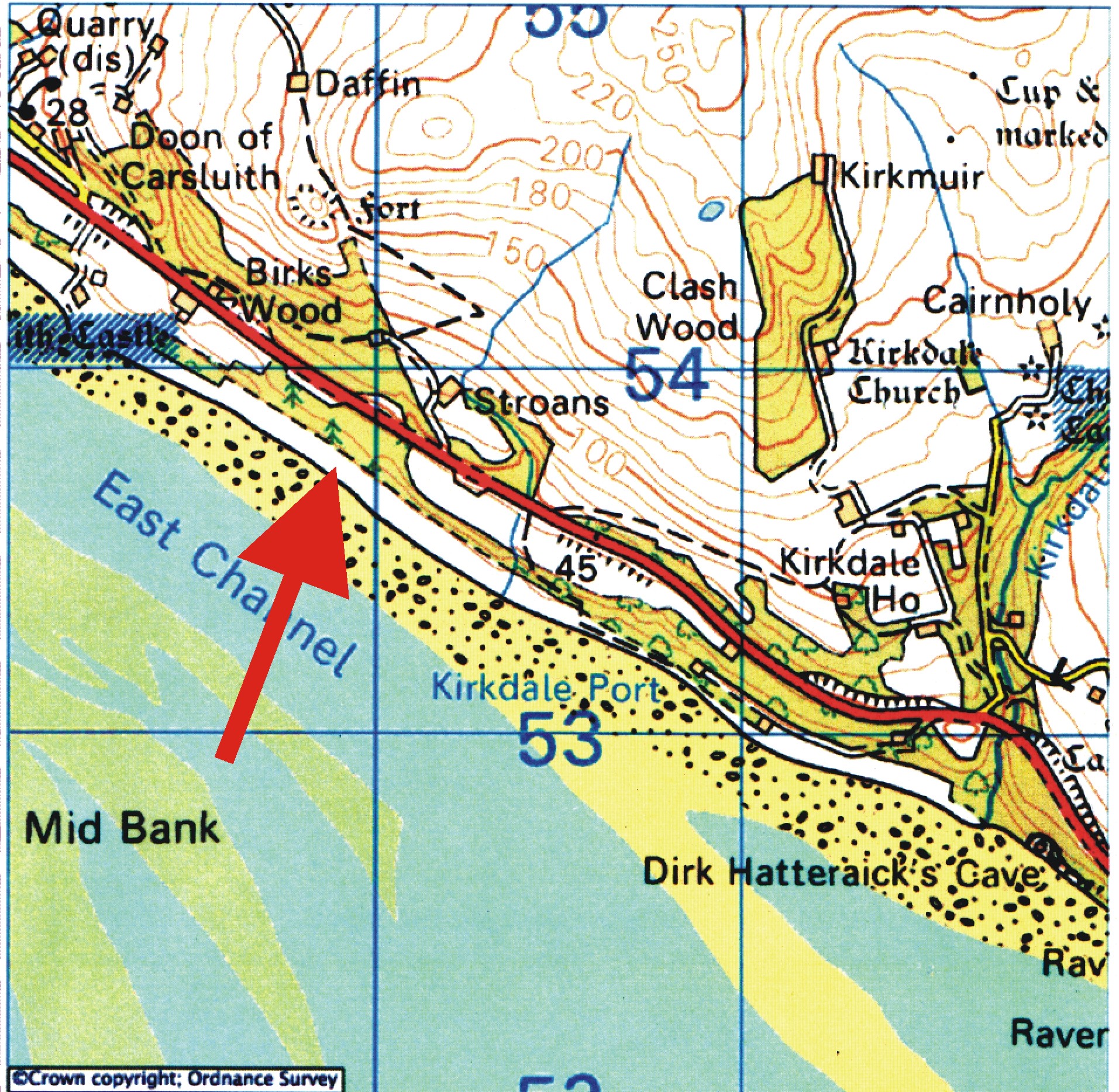 Map to the site