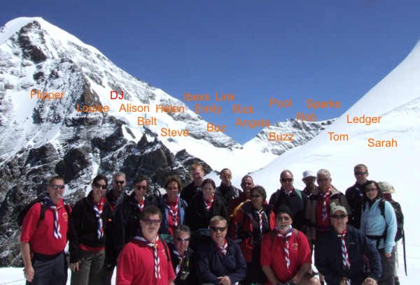Leaders on camp