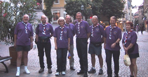 Scout Leaders with others in Germany