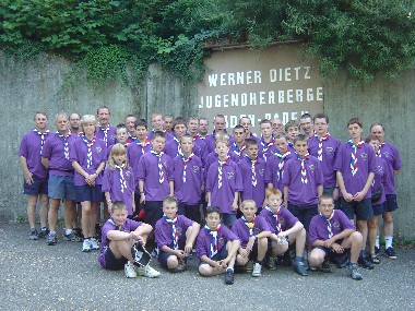 Scouts in Baden Baden, Germany